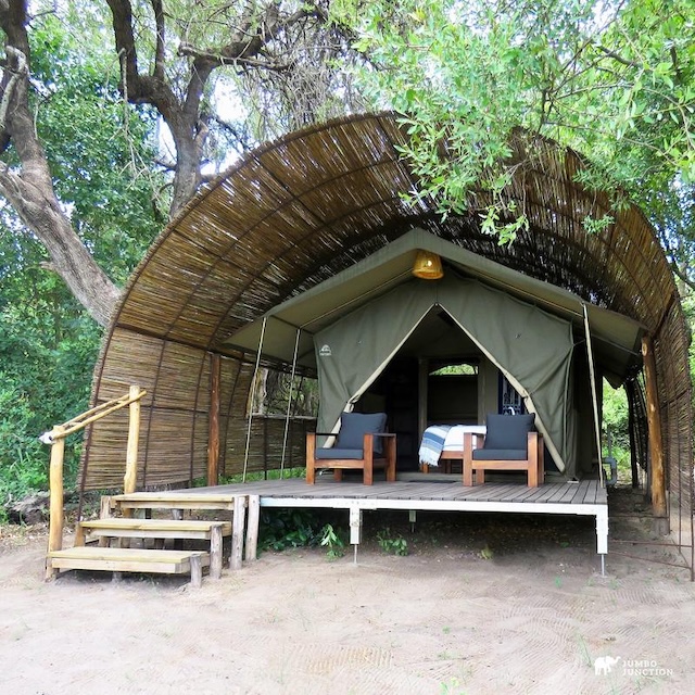 Jumbo Junction Safari Tent, Okavango Delta, Botswana Jumbo Junction Safari Tent, Okavango Delta, Botswana