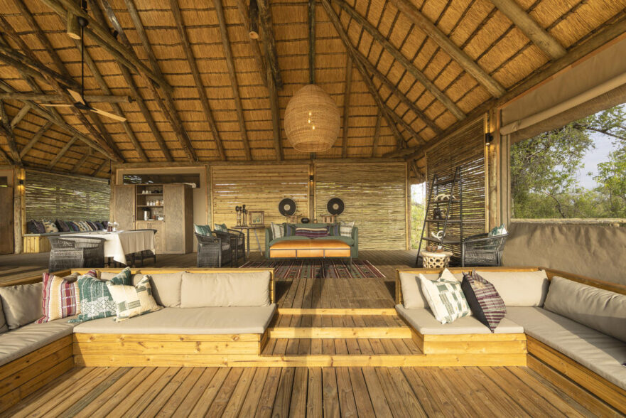 Camp Khwai Lounge, Khwai, Botswana Camp Khwai Lodge, Khwai, Botswana